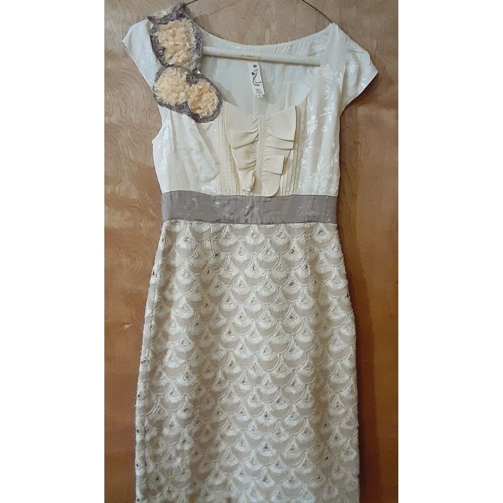 Anthropologie Floreat Womens Sleeveless Cap Knee Length Dress Size 0 Gorgeous!